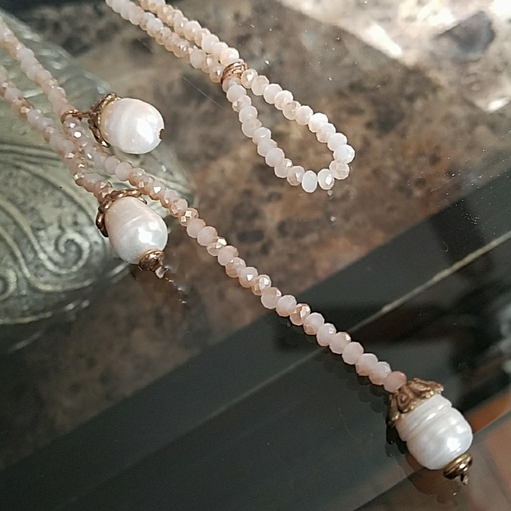 Unique Beaded Loop Necklace